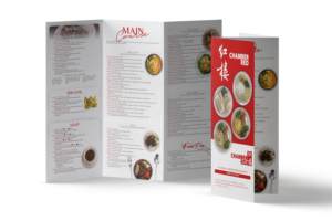 Menu Design by mrmrnjr for Chamber Red Chinese Bistro | Design: #14601530