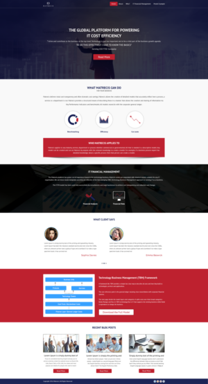 A new web site design for Matrecis.com | Diseño Web por Kingdom Vision