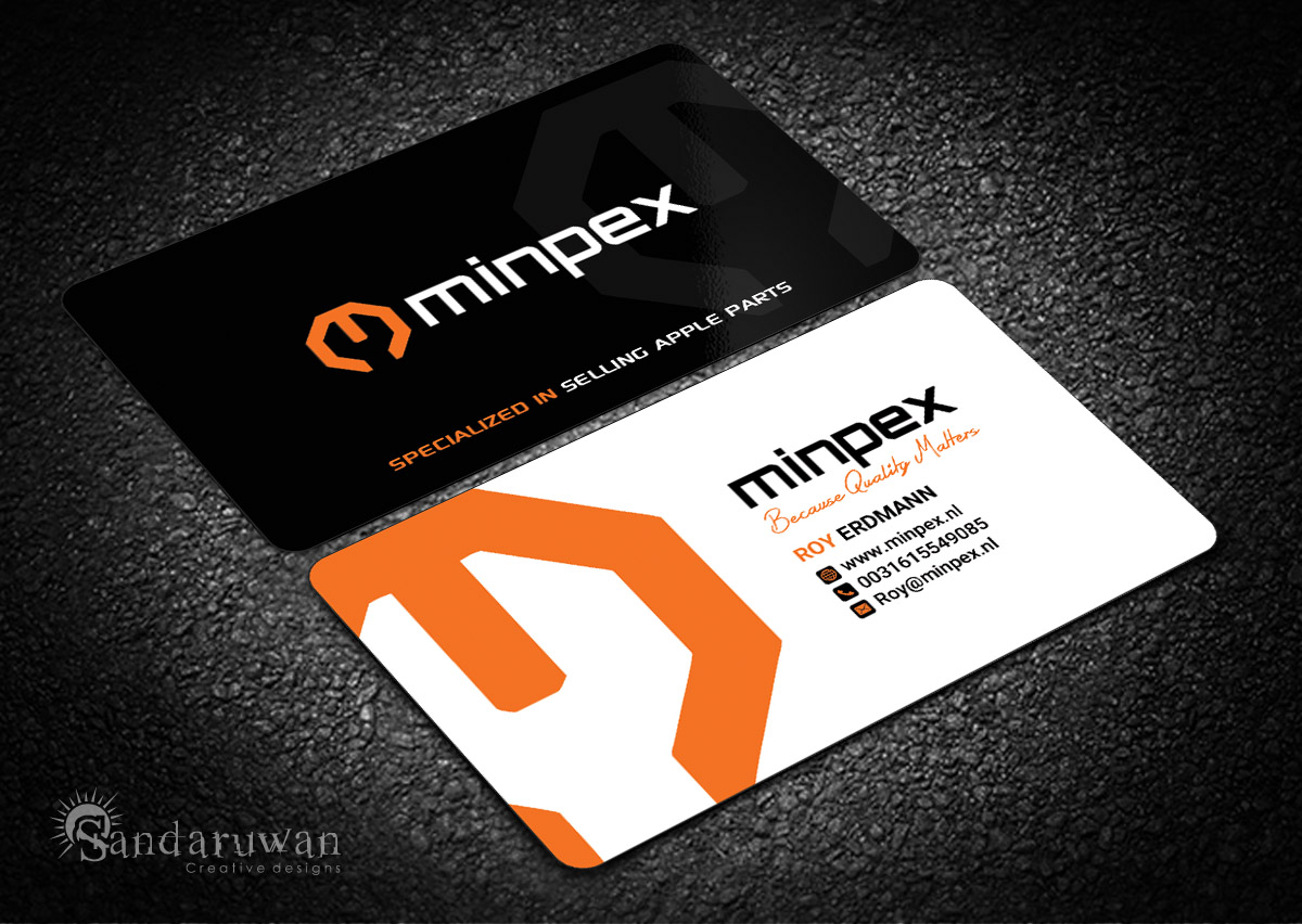 Business Card Design by Sandaruwan for Minpex B.V. | Design #14494651