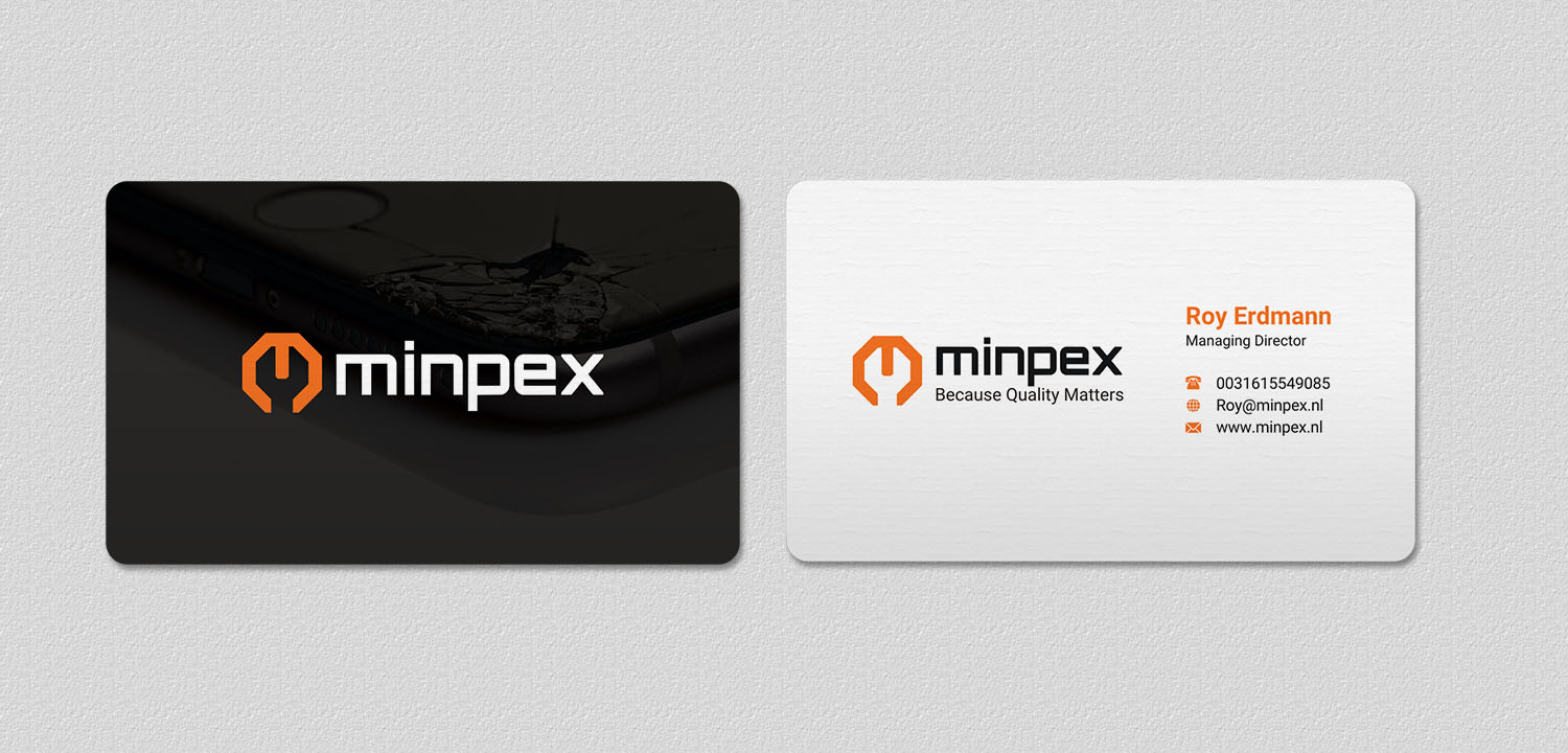 Diseño de Tarjeta de Presentación por INDIAN_Ashok para Minpex B.V. | Diseño #14491461