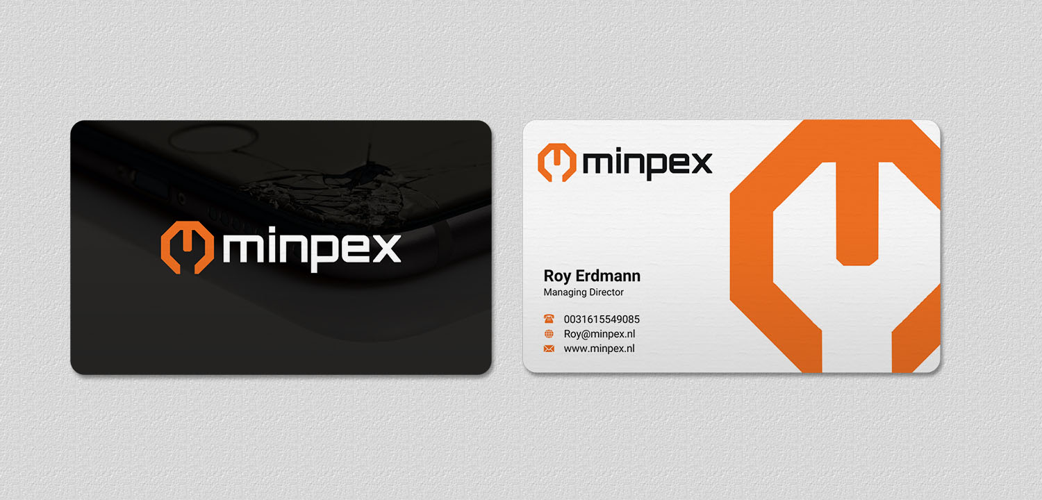 Business Card Design by INDIAN_Ashok for Minpex B.V. | Design #14491470