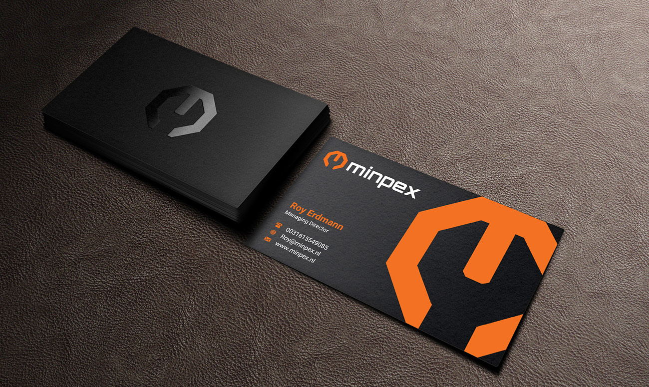 Business Card Design by INDIAN_Ashok for Minpex B.V. | Design #14491473