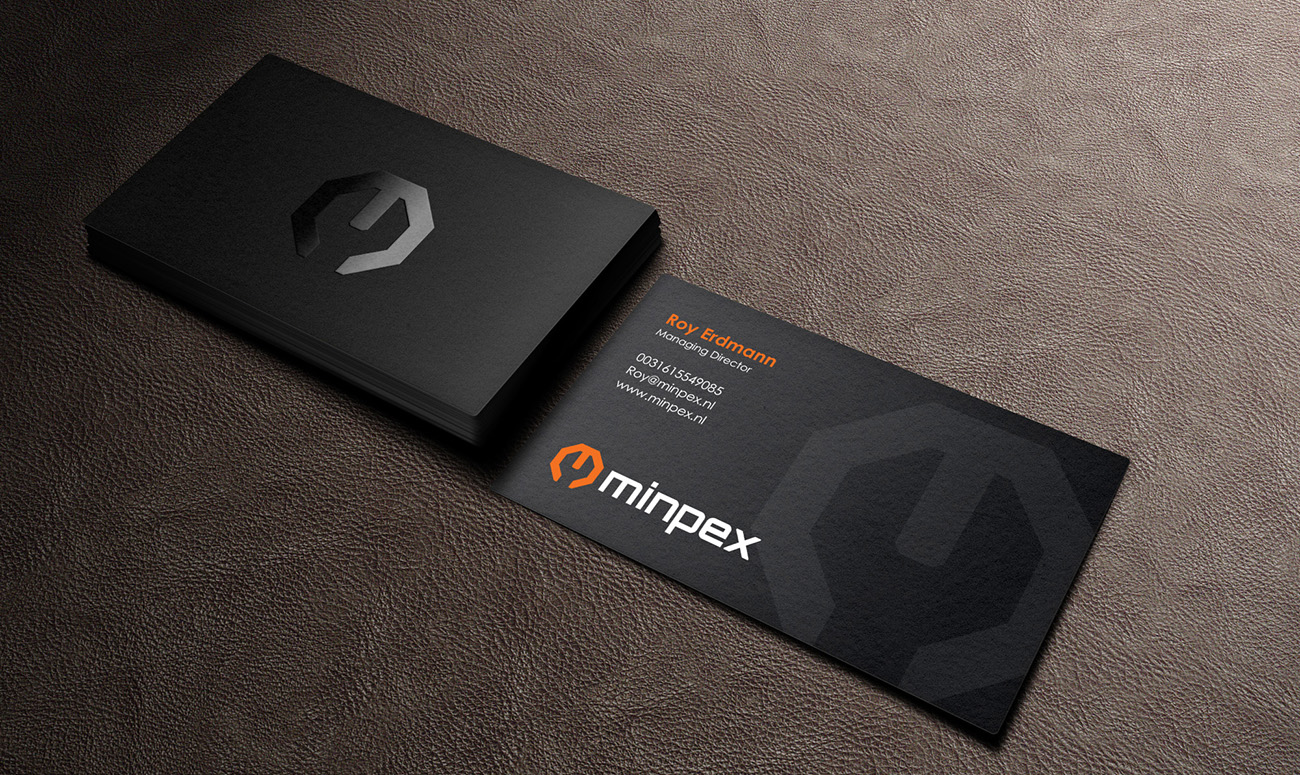 Business Card Design by INDIAN_Ashok for Minpex B.V. | Design #14491483