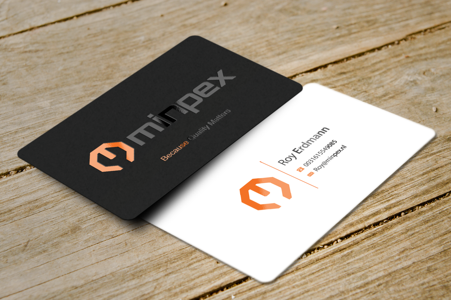 Business Card Design by Riz' for Minpex B.V. | Design #14482902