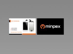 Design de Carte de Visite par Creations Box 2015 pour Minpex B.V. | Design : #14494900