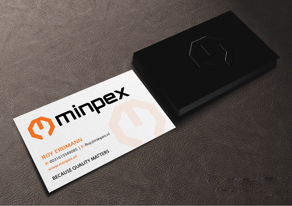 Design de Carte de Visite par Creations Box 2015 pour Minpex B.V. | Design #14494913