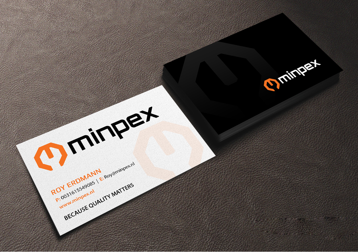 Design de Carte de Visite par Creations Box 2015 pour Minpex B.V. | Design #14494914