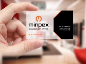 Design de Carte de Visite par Creations Box 2015 pour Minpex B.V. | Design : #14495199