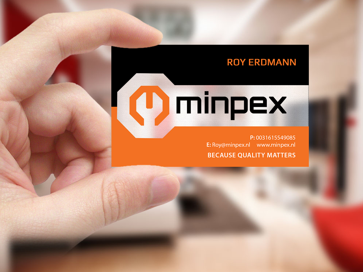 Design de Carte de Visite par Creations Box 2015 pour Minpex B.V. | Design #14495201