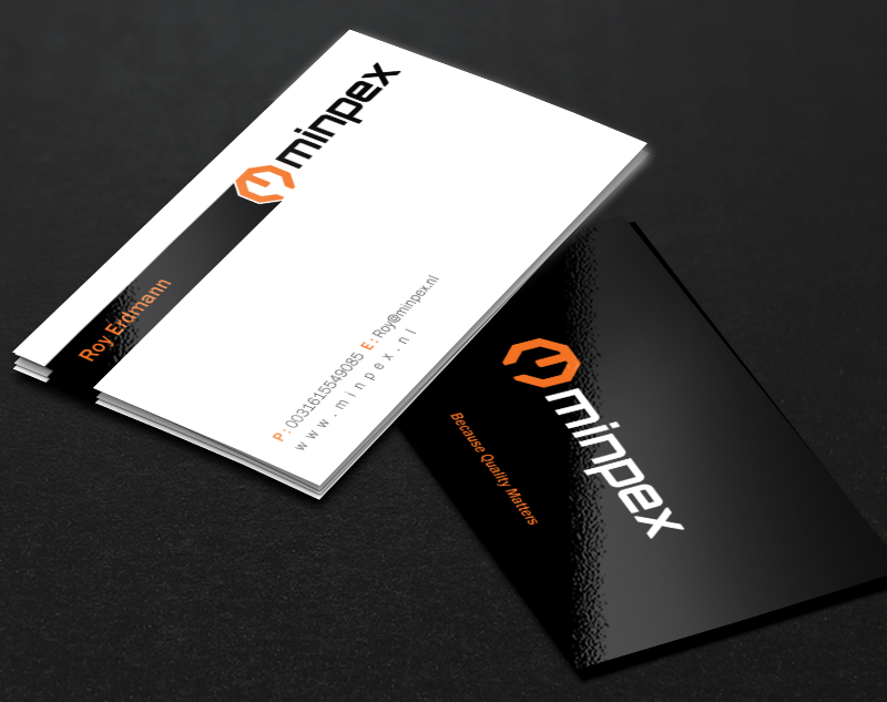 Business Card Design by Brand aid for Minpex B.V. | Design #14486908