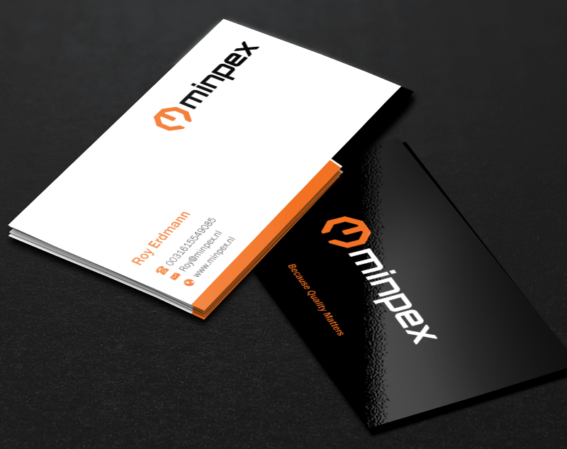 Business Card Design by Brand aid for Minpex B.V. | Design #14486912