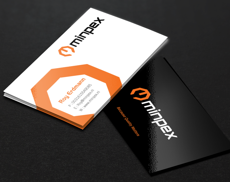 Business Card Design by Brand aid for Minpex B.V. | Design #14486952