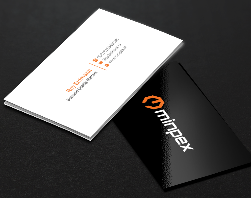 Business Card Design by Brand aid for Minpex B.V. | Design #14486972
