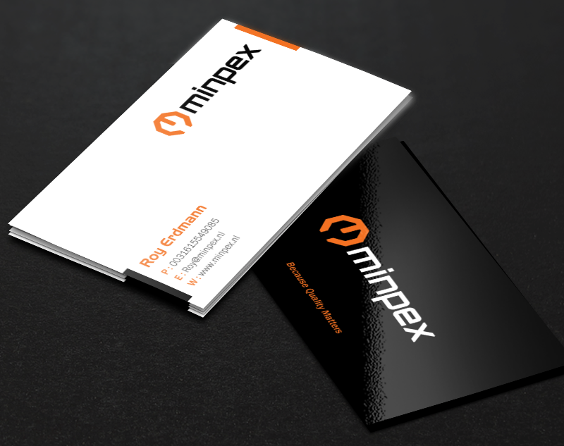 Business Card Design by Brand aid for Minpex B.V. | Design #14486974