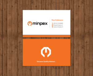 Business Card Design by chandrayaan.creative for Minpex B.V. | Design #14487346
