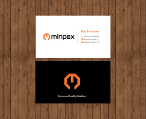 Design de Carte de Visite par chandrayaan.creative pour Minpex B.V. | Design : #14487349