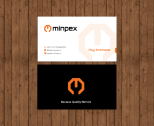 Business Card Design by chandrayaan.creative for Minpex B.V. | Design: #14487351