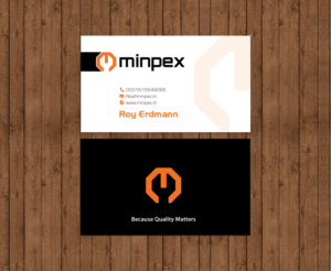 Business Card Design by chandrayaan.creative for Minpex B.V. | Design: #14487369