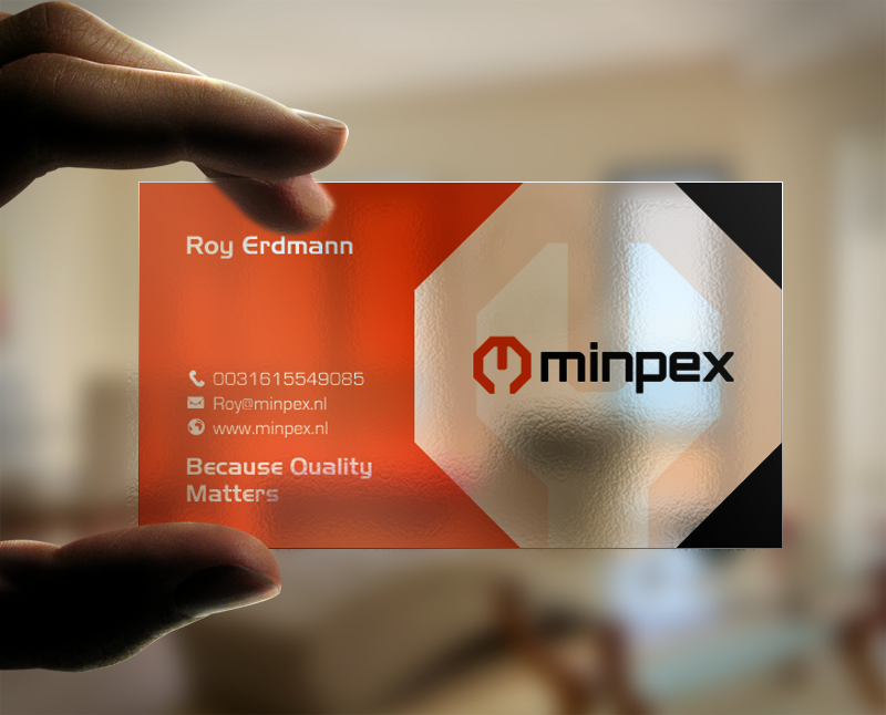 Business Card Design by chandrayaan.creative for Minpex B.V. | Design #14487374