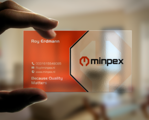 Business Card Design by chandrayaan.creative for Minpex B.V. | Design: #14487388