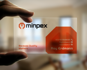 Business Card Design by chandrayaan.creative for Minpex B.V. | Design: #14487392