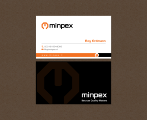Business Card Design by chandrayaan.creative for Minpex B.V. | Design: #14487403