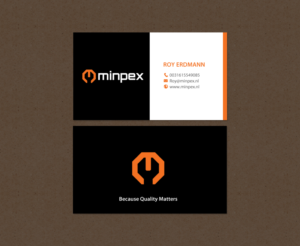Business Card Design by chandrayaan.creative for Minpex B.V. | Design: #14487404
