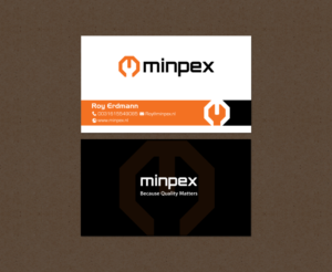 Business Card Design by chandrayaan.creative for Minpex B.V. | Design: #14487417