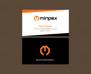 Business Card Design by chandrayaan.creative for Minpex B.V. | Design: #14487419