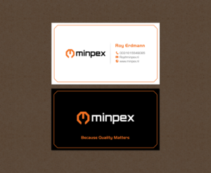 Visitenkarten-Design von chandrayaan.creative für Minpex B.V. | Design: #14487462