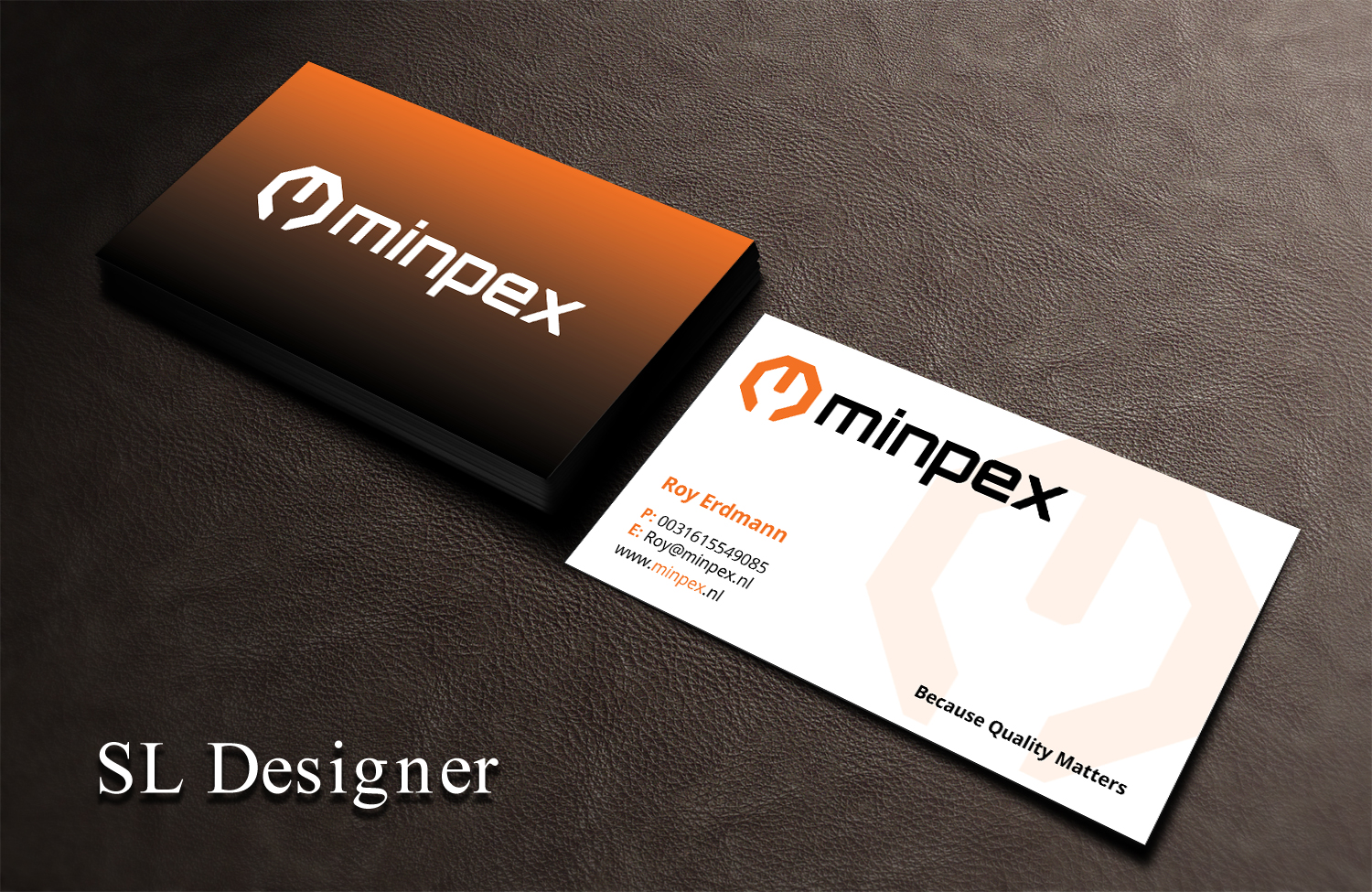 Business Card Design by SL Designer for Minpex B.V. | Design #14482066