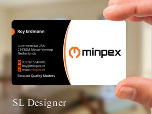 Design de Carte de Visite par SL Designer pour Minpex B.V. | Design : #14482081