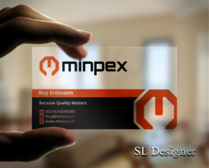 Design de Carte de Visite par SL Designer pour Minpex B.V. | Design : #14482126