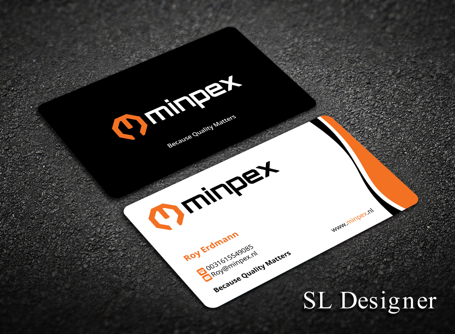 Design de Carte de Visite par SL Designer pour Minpex B.V. | Design #14482163