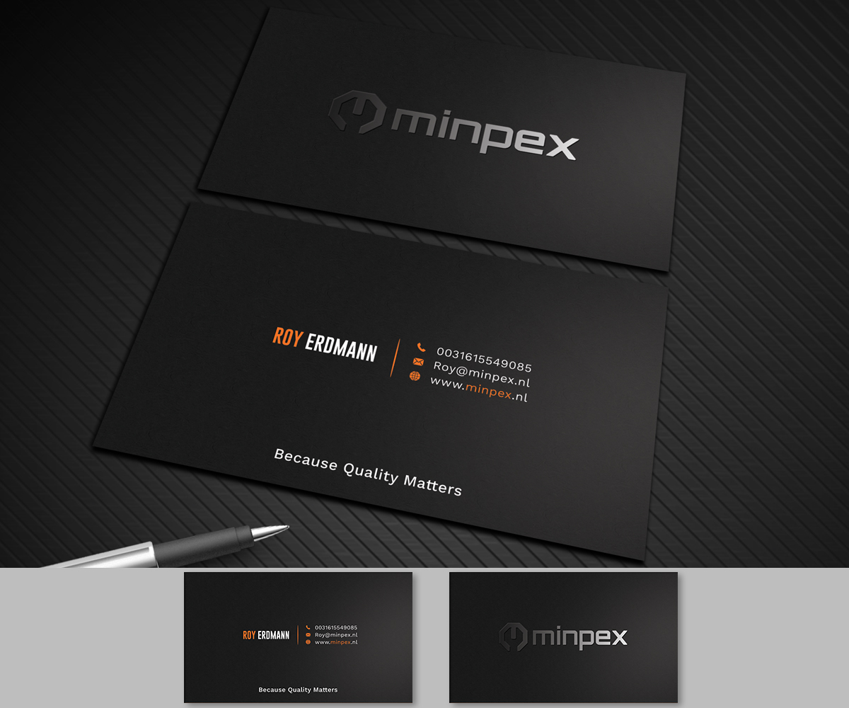 Business Card Design by Graphic Flame for Minpex B.V. | Design #14493485