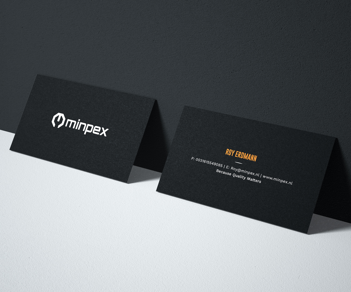 Business Card Design by Graphic Flame for Minpex B.V. | Design #14493516