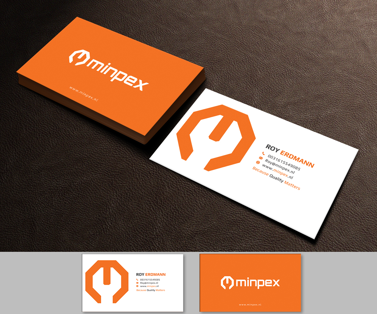 Business Card Design by Graphic Flame for Minpex B.V. | Design #14493518