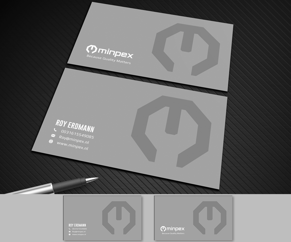 Business Card Design by Graphic Flame for Minpex B.V. | Design #14493528