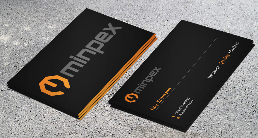 Design de Carte de Visite par Md. Imam Hasn Gazi pour Minpex B.V. | Design #14494590