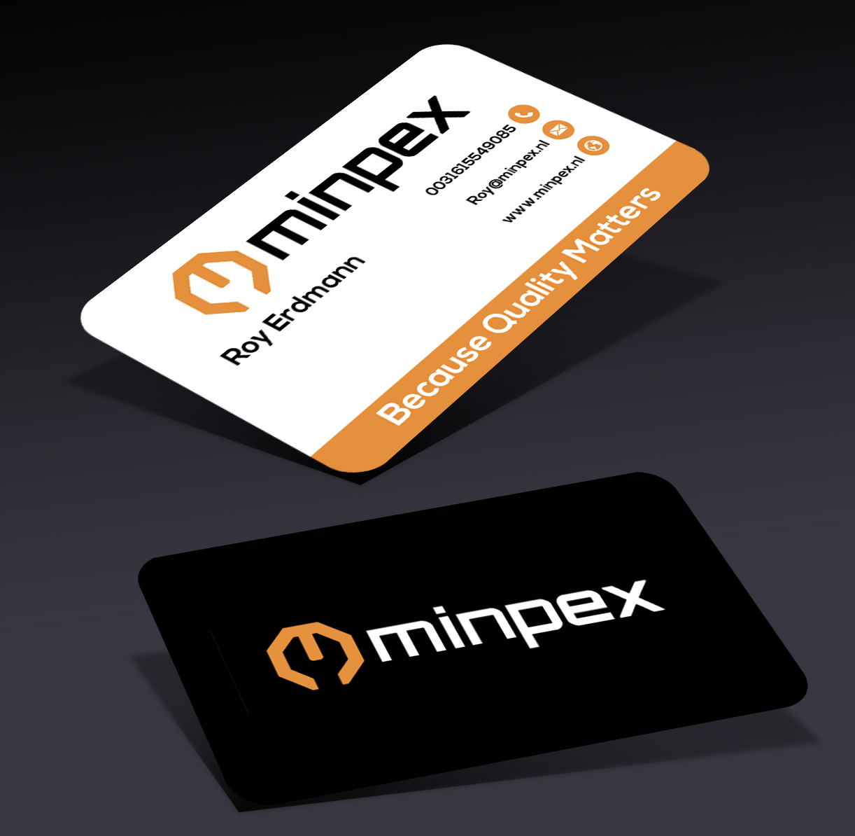 Business Card Design by Mai Duyen for Minpex B.V. | Design #14492192