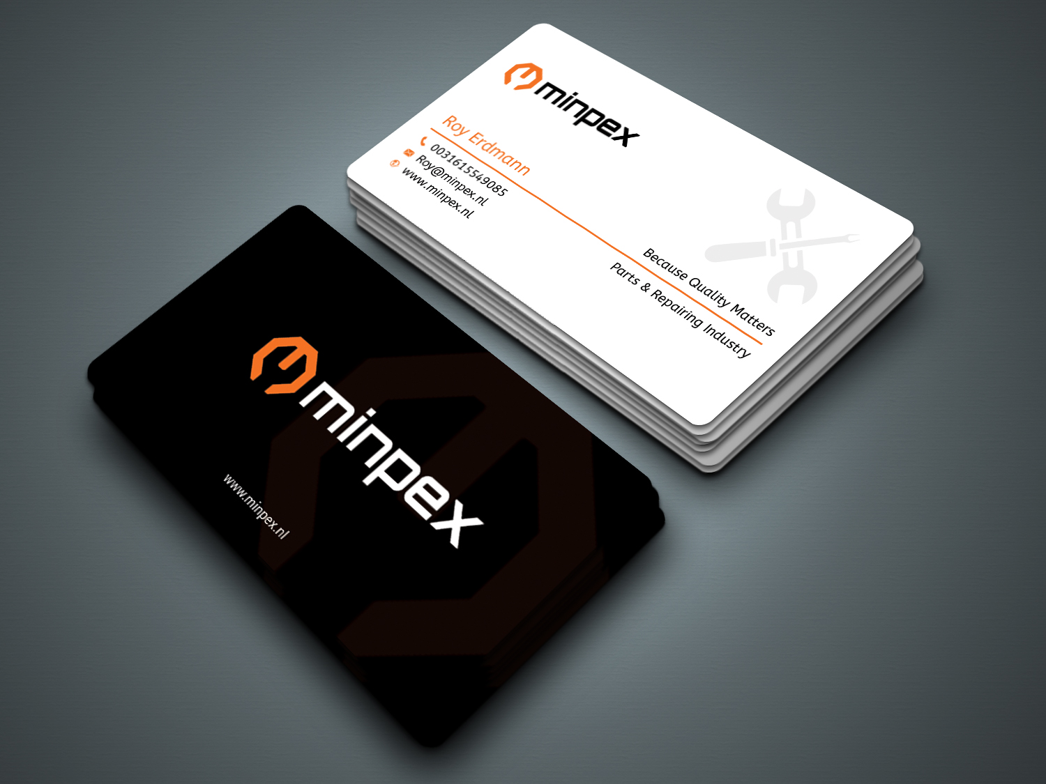 Business Card Design by zahidrabby.bigc for Minpex B.V. | Design #14482045