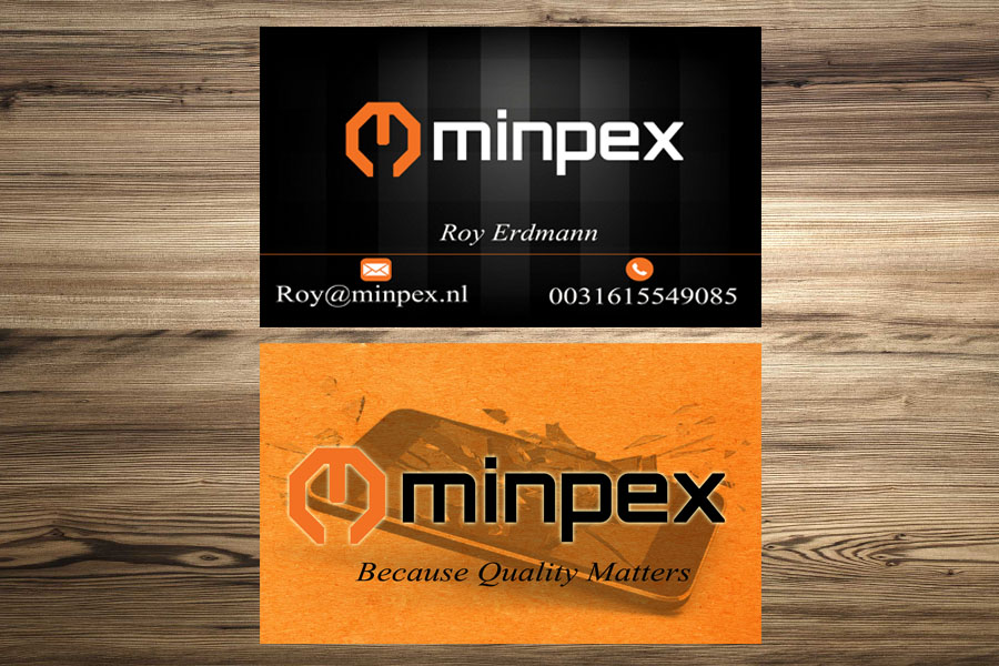 Business Card Design by ALI.PHOTOGRAPHE2 for Minpex B.V. | Design #14483717