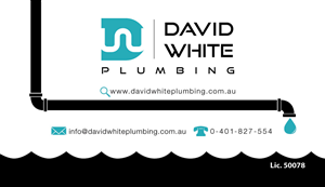 Business Card Design by ashleycnewsome for David White Plumbing | Design #2534085