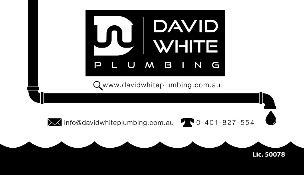 Business Card Design by ashleycnewsome for David White Plumbing | Design #2534094
