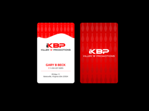Business Card Design by Creations Box 2015 for Killer 'B' Promotions.com | Design: #14495267