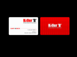 Business Card Design by Creations Box 2015 for Killer 'B' Promotions.com | Design: #14495298