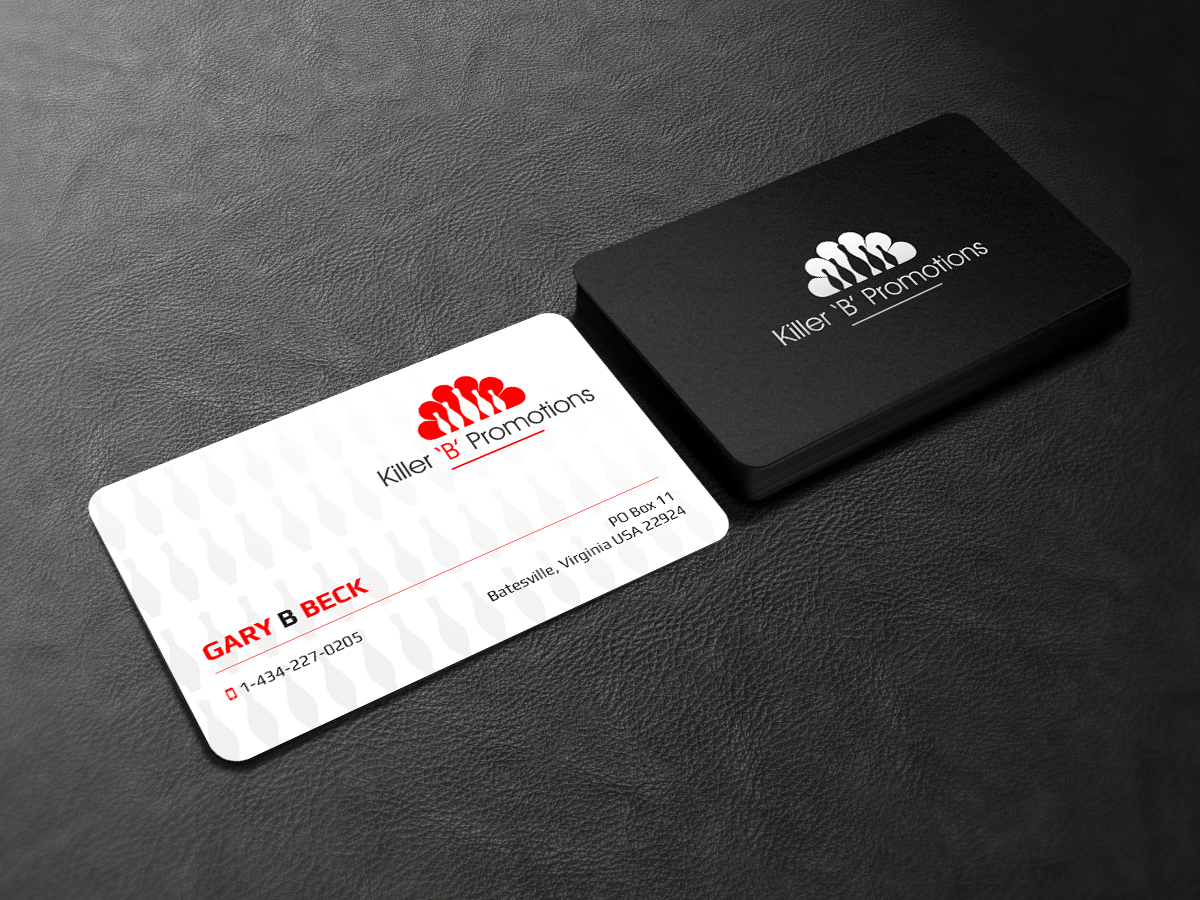 Business Card Design by Creations Box 2015 for Killer 'B' Promotions.com | Design #14495304