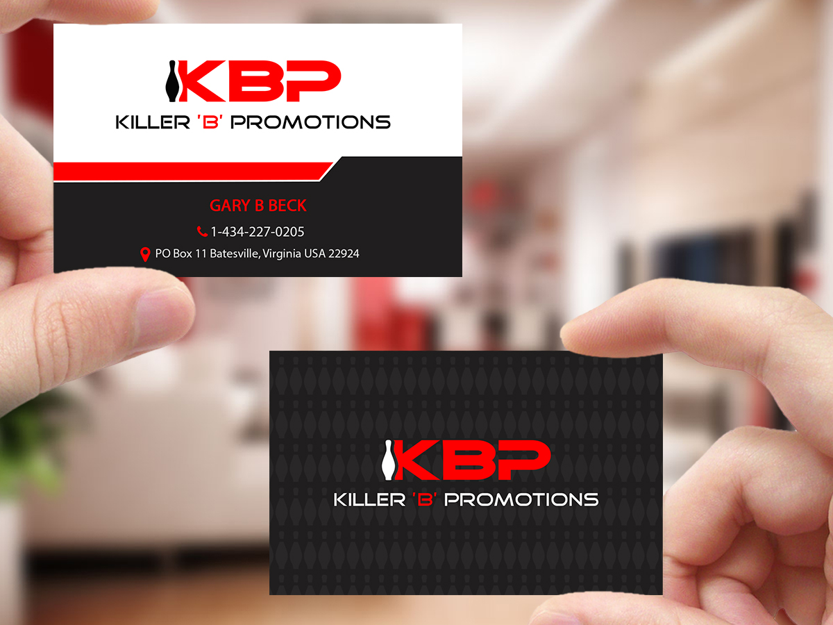 Business Card Design by Creations Box 2015 for Killer 'B' Promotions.com | Design #14495310
