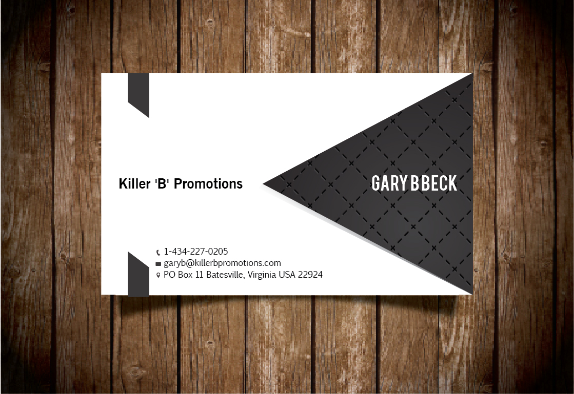 Visitenkarten-Design von logicsdesign-101 für Killer 'B' Promotions.com | Design #14547312