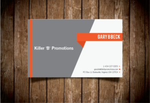 Design de Carte de Visite par logicsdesign-101 pour Killer 'B' Promotions.com | Design : #14547321